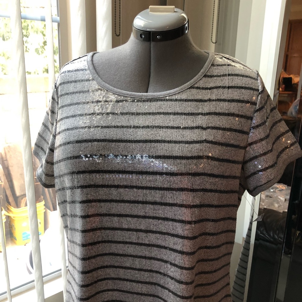 NEW TORRID Gray Sparkle Dress (Size 2X)